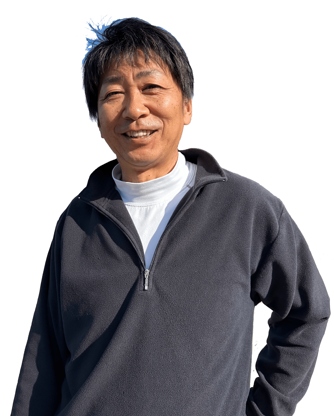 船長の馬場です。安全第一で皆様をお連れ致します。